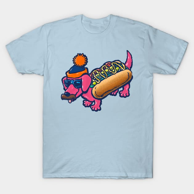 Da Chicago Dog 21 T-Shirt by nickv47